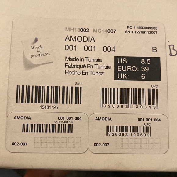 New! Aldo Amodia  Croc Ankle Booties- Block Heel Black- Size 8.5 - Picture 15 of 15